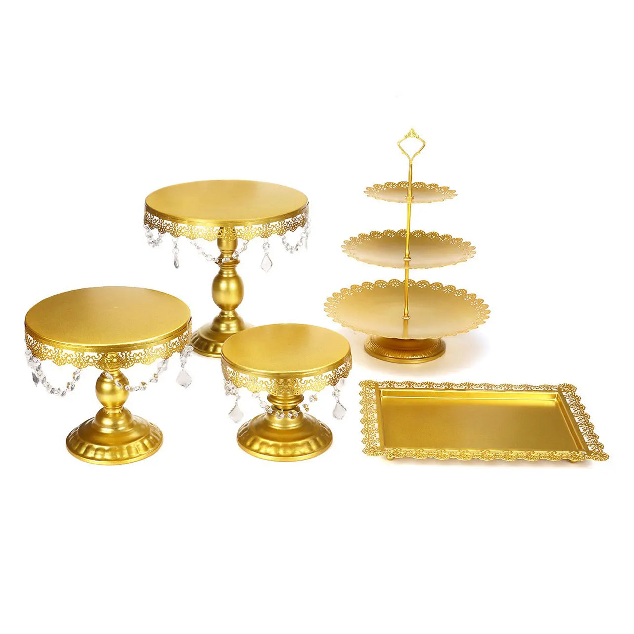 Dessert Table Decoration Rack Tray Serving Platter Party Wedding Cake Display Plate Holder Cupcake Snack Candy Cake Stand