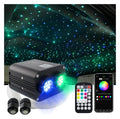 JINXIN 12V RGBW Flow Colorful LED Fiber Optic Star Ambient Lighting Car Source Starry Star Fiber Optic Ceiling Light Decoration