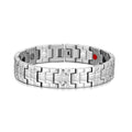 Trendy Man Bracelet Jewelry Stainless Steel 4 in 1 Bio Health Arthritis Magnetic Energy Bracelet