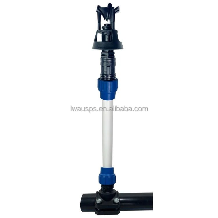Wobbler Sprinkler 360 Degree Rotating 1/2  Inch Plastic Swinging Water Sprinkler Head for Farm Irrigation System