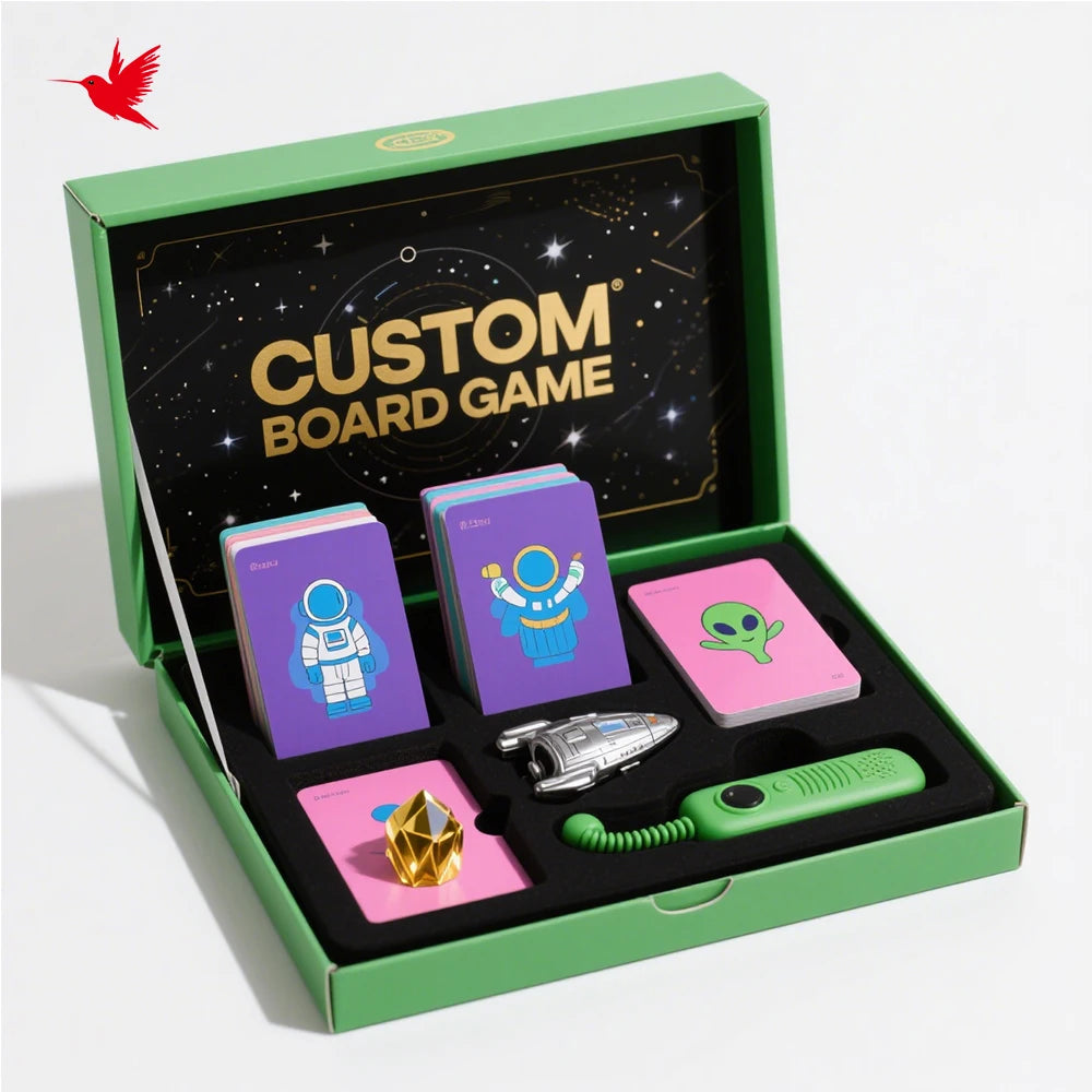 Wholesale Custom Complete Set Table Game Cards Custom Board Game with Board Pieces
