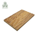 MUMU Manufacture TV Background Wood Slat Wall Decorative Decor Solid Fluted Carbonized Solid Wood Wall Panel