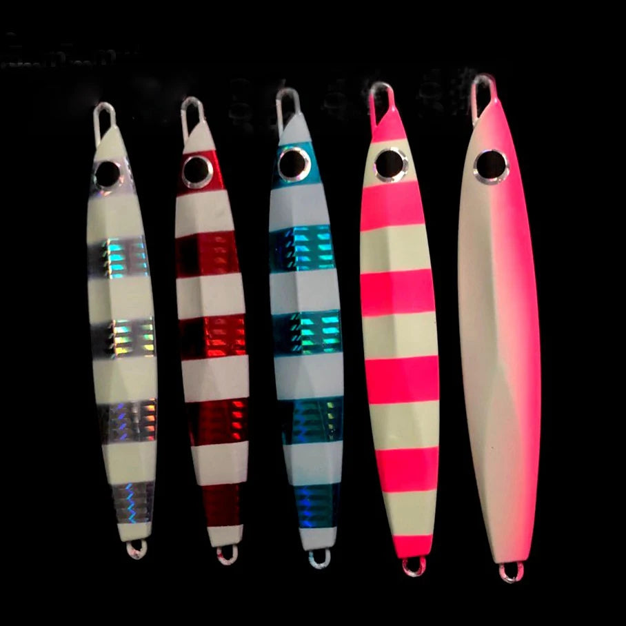 LETOYO 40g-150g Slow Jigging Lure Trolling Fishing Sinking Lead Fish Slow Jig Lure Metal Jigging Lure