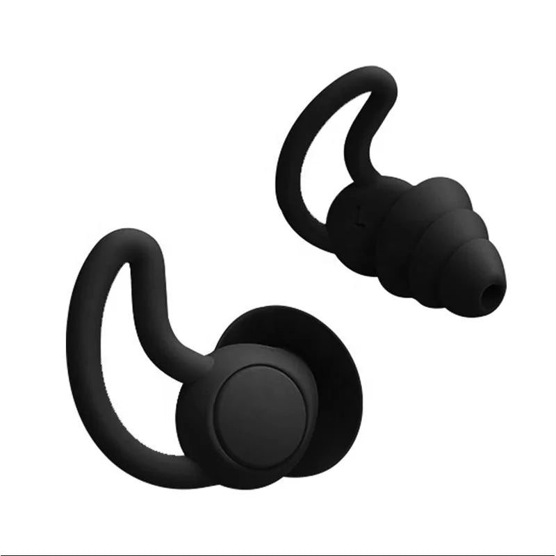 Waterproof Reusable Silicone Noise Reduction Earplugs for Swimming