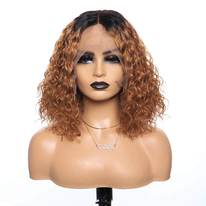 Wholesale 180 Density 12 Inch Human Hair Wigs for Black Women Glueless Cuticle Aligned Hair Brazilian Human Hair Lace Front Wig