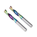 Douruy 3A 1 Flute Spiral Bit End Mill Single Flute Milling Cutter O Flute with Color Coating