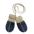 Sample Support Cute Multi-colored Children's Gloves Warm Mittens Double Face Sheepskin Leather Kids Winter Glove