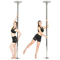 Dance Pole Kit Spinning Training 360 Stripper Pole 45mm Static Exercise Pole Kit for Aerial Dancer