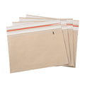 New Arrival Document Mailers Redi-Strip Self Seal Closure Rigid Stay Flat Mailer Flat Kraft Paper Envelope