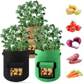 Multi-Vegetable Plant Pots Potato Planter Bag for Harvesting Tomatoes Carrots Onions Growth of Vegetables