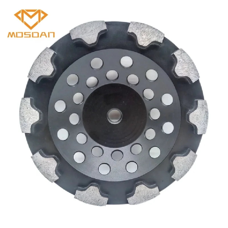 180mm Diamond Cup Grinding Wheel with 10 T Segment for Concrete