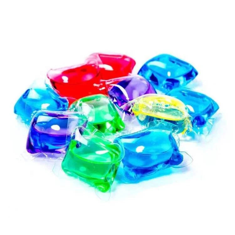 Wholesale Eco Friendly Laundry Detergent Pods 8g OEM Washing Powder Household Cleaning Supplies Laundry Detergent Gel Capsules