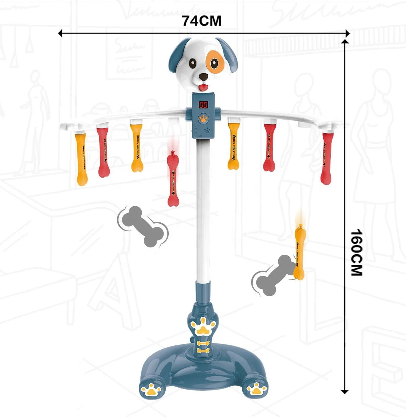 Children's Toys Electric Baton Indoor Game Machine Quick Reaction Training Toys