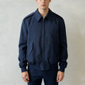 Custom Plus Size Windbreaker Bomber Jacket Cotton Nylon Zip-Up Office Workwear OEM Service Print Logo Men Work Casual Jacket
