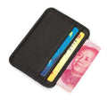 Factory Price Pu Leather ID Card Holder Bank Credit Card Box Multi Slot Slim Case Wallet Women Men Business Card Cover