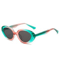 2023 New Arrival Fashion Small Frame Female Retro Sunglasses Vintage Plastic Small Oval Sunglasses