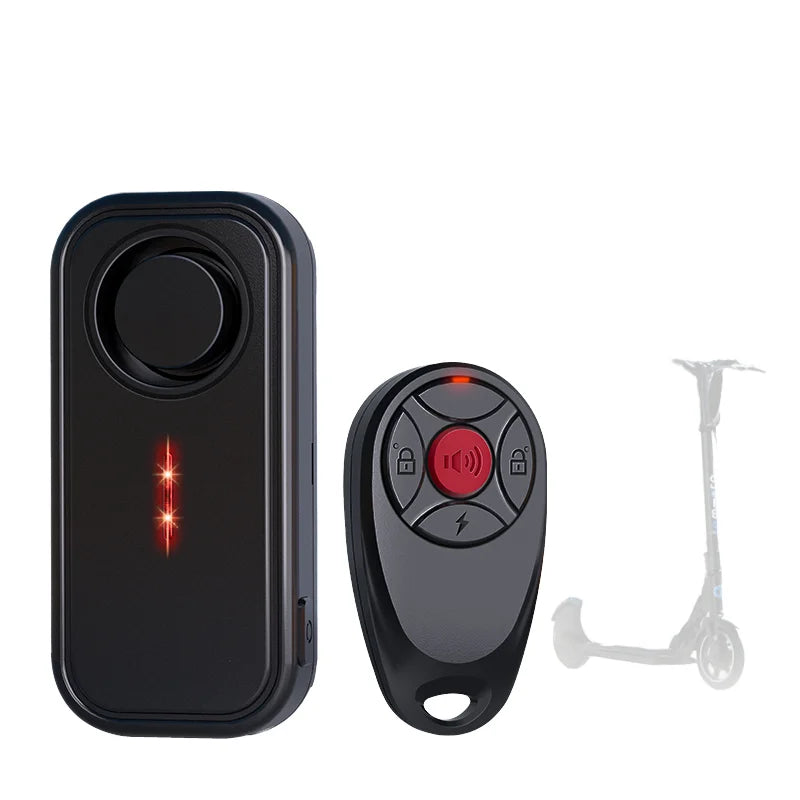 Accurate Detection Vehicle Search 113dB Anti-theft IP66 Waterproof LED Warning Bicycle Accessories Remote Control Bike Alarm