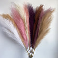 AF1004 Hot Sale 120cm Length Silk Artificial Feather Fluff Pampas Grass for Sale