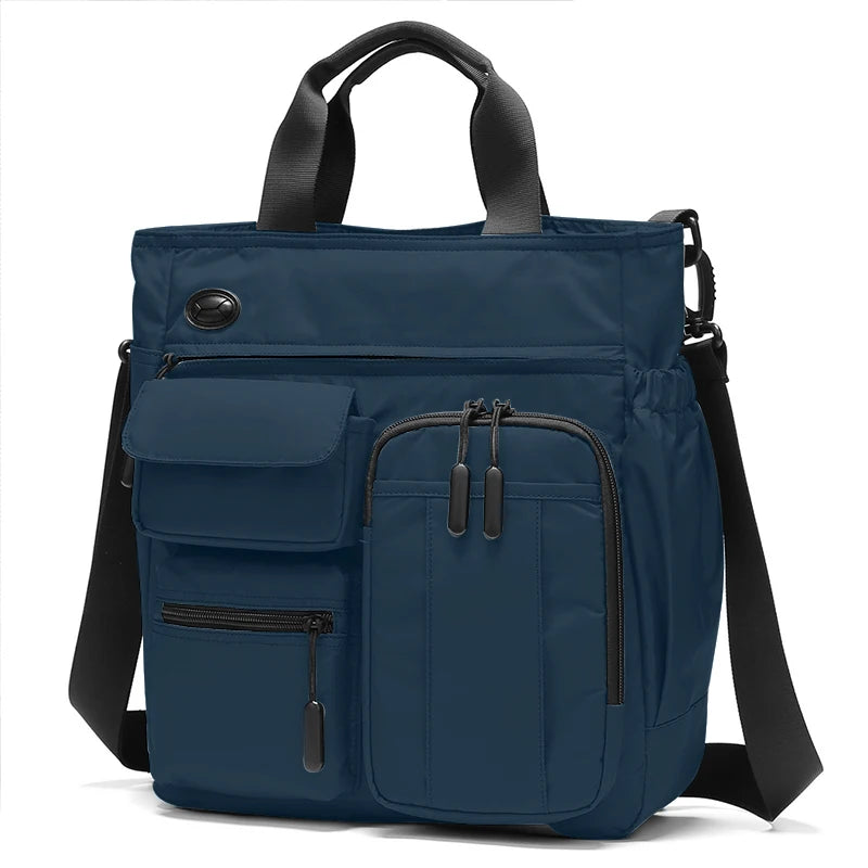 Wholesale Custom Men Business Waterproof Inclined Shoulder Bag Fashion Design Briefcase Handbag Messenger Bag