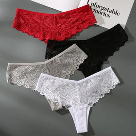 [Huge Sale] Cheap Plus Size Sexy Lace Panties Women Underwear Factory Price Discount Ready to Ship Bulk Stock Cotton Lingerie