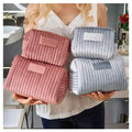YY RTS Travel Toiletry Bag Velvet Cosmetic Bag Birthday Gift Wedding Favors  Cosmetic Bag
