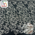 French New Arrival Top-quality Luxury Bridal Beaded Sequins Tulle Lace Embroidery Women Wedding Dress Fabric