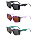 2025 Trendy Oversized Acetate Irregular Luxury Sunglasses All Over Print Polarized Custom Logo Acetate Cat Eye Sunglasses