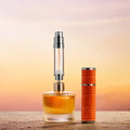 Aluminum Luxury Mini Empty Cosmetic Container Directly Filled Bottom 5ml 8ml 10ml Portable Refillable Cylindrical Perfume Bottle