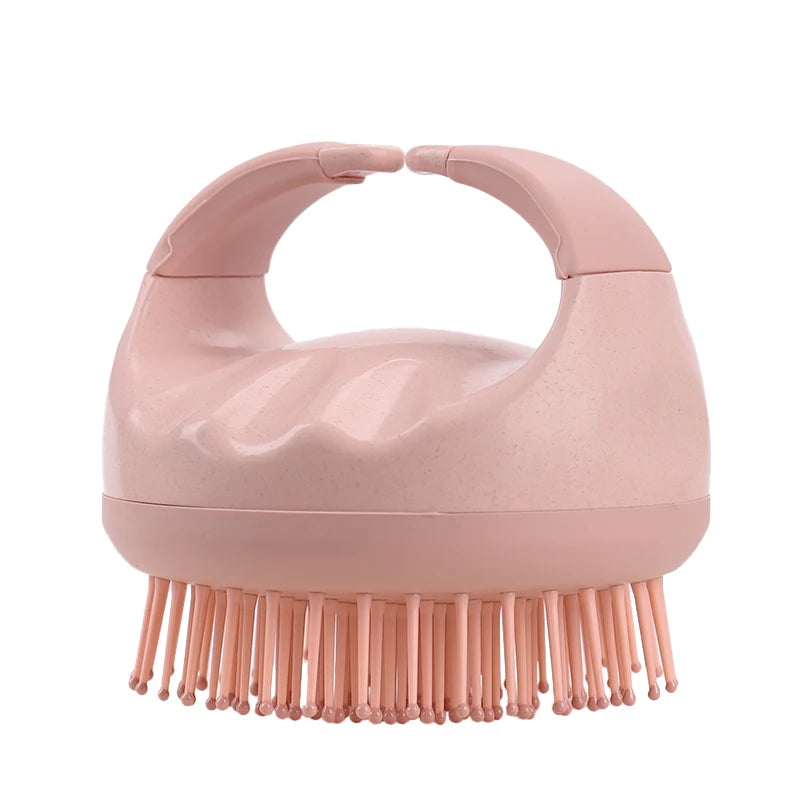 Private Label Self-Cleaning Detangling Hair Brush Scalp Massager for Hair Growth Comfortable Plastic Handle for Women at Home