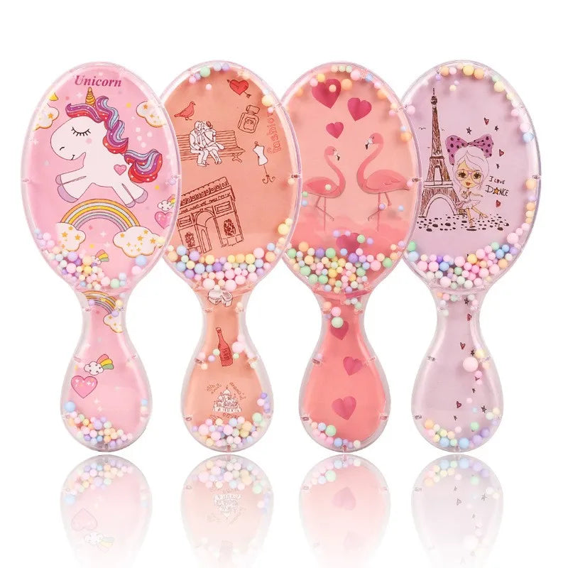 Girl's Cute Plastic Hair Tool Cartoon Children's Air Cushion Massage Tool