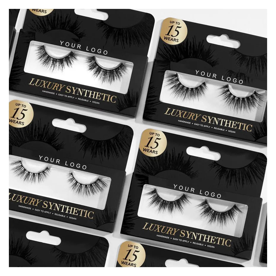 Natural Faux Cils Wispy False Eyelashes Handmade Beauty Russian Full Strip Eyelashes Natural 3D Faux Mink Eyelashes