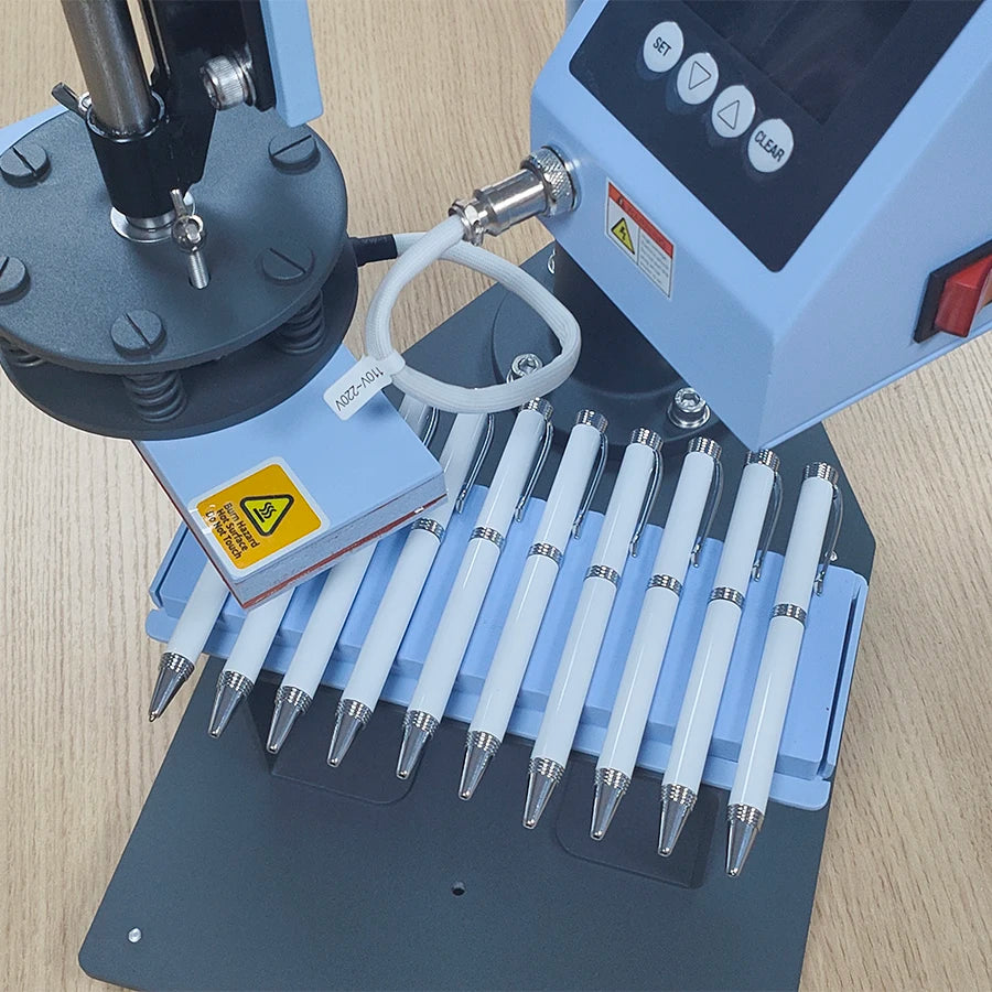 Topjlh Wholesale High Efficient Pen 10 in 1 Press Heat Press Machine Sublimation Printing Transfer Machine for Customizaiton Pen