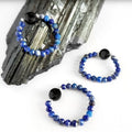 Natural Stone Elastic Thread Beads Rings Handmade Ring  Jewelry SR008