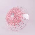 Women and Children Straight Umbrella Custom Colorful and Promotional Clear POE Dom Bubble Umbrella for Daily Use