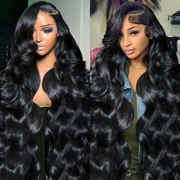 High Quality 13x4 HD for Wigs Full Density Glueless Body Wave 100% Vietnamese Human Raw Hair Transparent Black Women