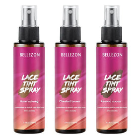 OEM Custom Best Lace Tint Spray 3 Shade Match Skin Tone Waterproof Natural Lace Color