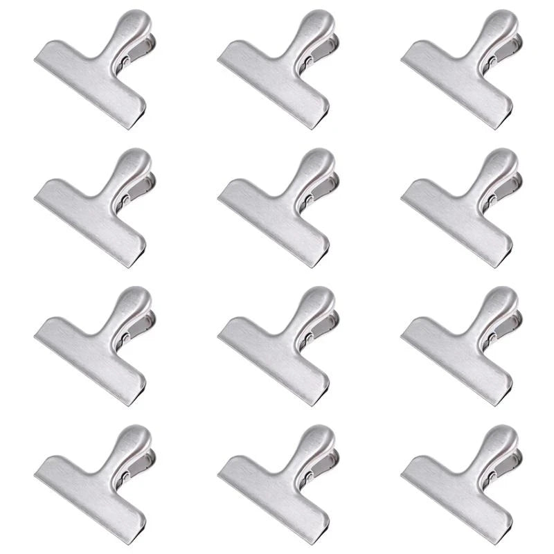 Wholesales Hot Sale Metal Food Sealing Clips Food Snack Kitchen Sealing Clip Stainless Steel Bag Clip