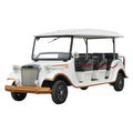 72v100ah 4KW Battery Powered CE Certified 7 Seats Old Retro Golf Cart Buggy Antique Sightseeing Electric Vintage Classic Car