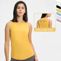 Women Tank Top Fitness Back Hollow Out Activewear Top Women Breathable Quick Dry Sport Tank Top Custom