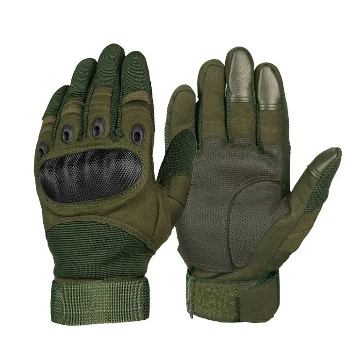 Sturdyarmor Microfiber Black Full Finger Tactical Gloves Comfortable Flexible Sizes S/M/L/XL/XXL Outdoor Security Protection