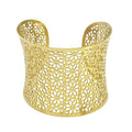 Wholesale Stainless Steel Bangles Big Cuff Gold 53mm Width Indian Jewelry Sliver Bracelet Hook Jewelry Accessories for Women