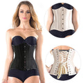 Waist Training Corsets XS to 6XL Black Korsett Woman 26 Steel Boned Chest Binder Bustier Corset Top With Rope