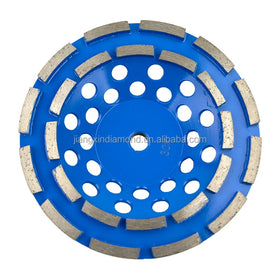 TRUESHINE 7inch Diamond Segment High Efficiency Abrasive Disc Grinding Cup Wheel Concrete/Marble/Granite Polishing 16-100# Grit