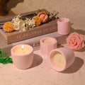 Glass Cup in Bulk Aromatherapy Christmas Soy Private Label Custom Decorative Gift Set Luxury Wholesale Scented Candles