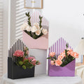 Wholesale Flower Box Folding Hand Holding Cardboard Envelope Shape Flower Packaging Box for Flower Arrangement