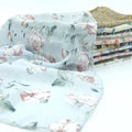 Factory Price Hot Polyester Flower Printed Chiffon Scarf Muslim Hijab Shawl High Quality All Season