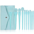 Custom Logo Private Label 10pcs Professional Premium Synthetic Hair Makeup Brushes Foundation Powder Makeup Brush Set