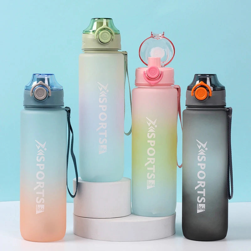 2025 Hot Sale Motivational Water Bottle With Time Marker Gym Water Bottle Custom Logo