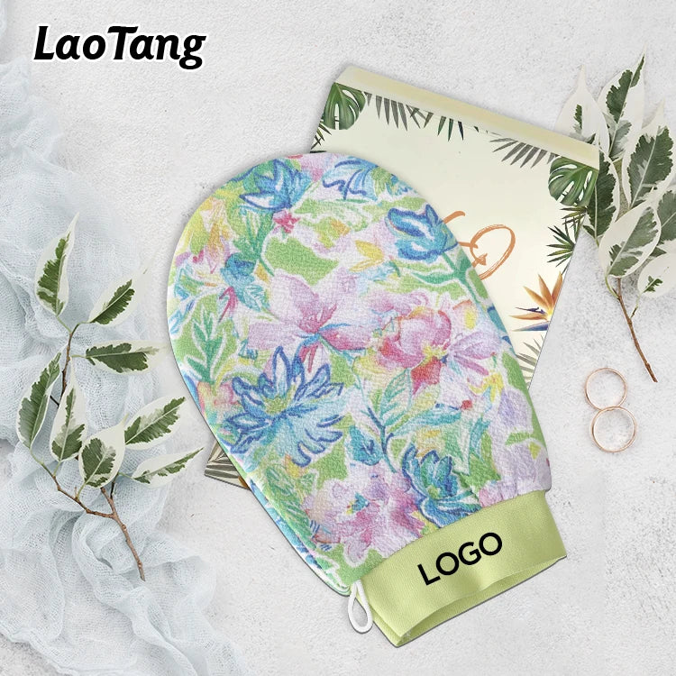 OEM and ODM Factory Wholesale Colorful Body Remover Dead Skin Scrub Glove Body Exfoliating Mitts Gloves
