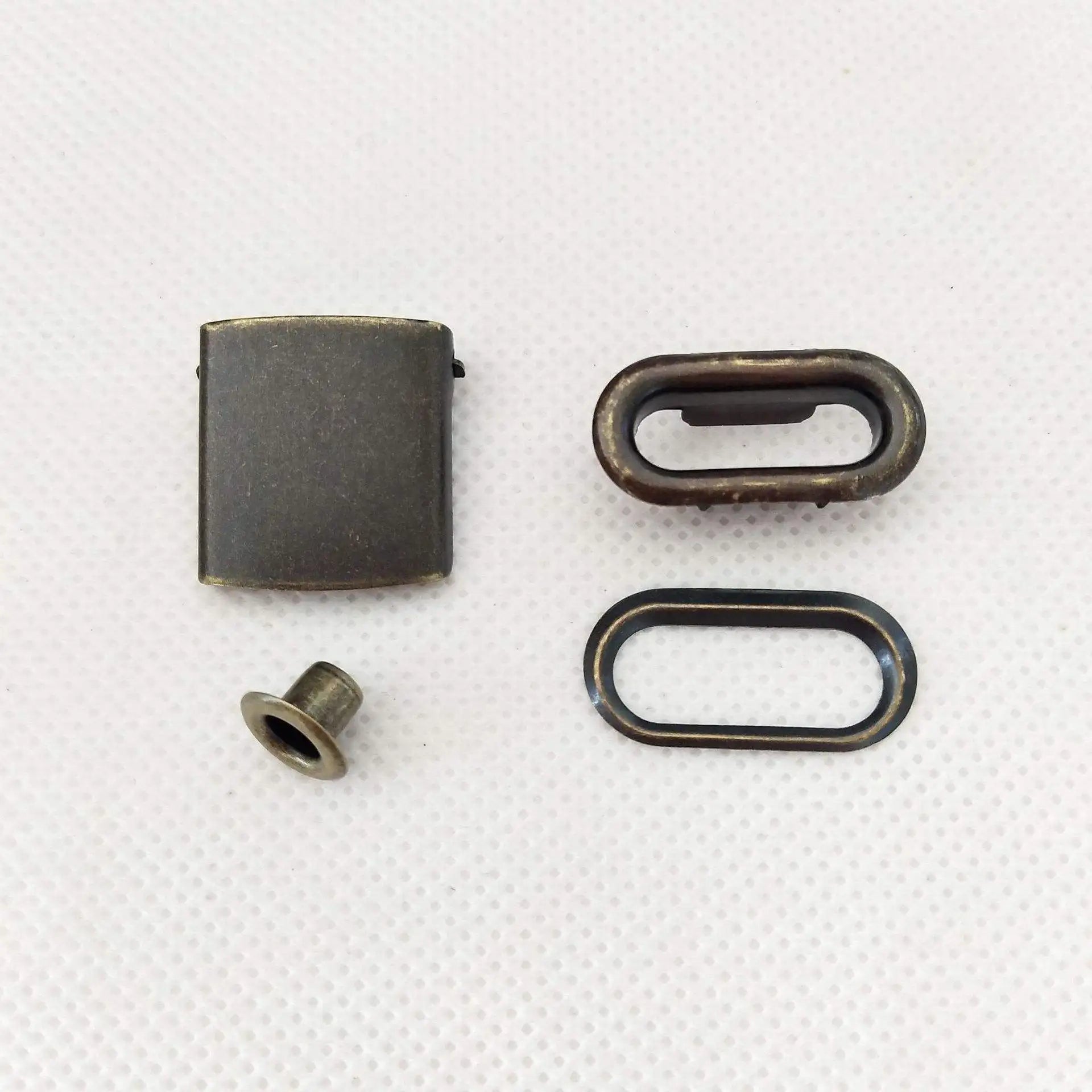 Custom Iron Sports Hat Buckle Set with Square Buckle for Caps-Eco-Friendly & Durable